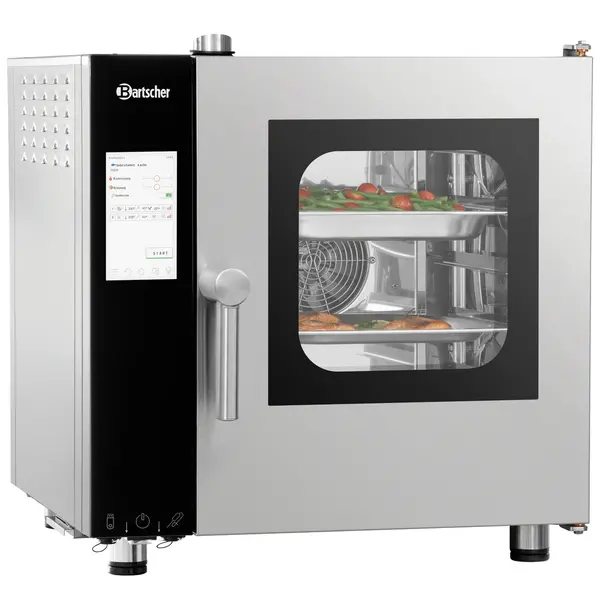 Combisteamer | SILVERSTEAM2 | Elektrisch | 5 Niveaus (2/3 GN) | 50°C/300°C | 4.8kW (400V) | Zelfreiniging | Touchscreen | 635x775x680(h)mm