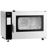 Bartscher Combisteamer | SILVERSTEAM2 | Elektrisch | 5 Niveaus (1/1 GN) | 50°C/300°C | 7.7kW (400V) | Zelfreiniging | Touchscreen | 905x840x680(h)mm 