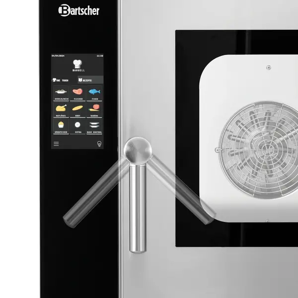 Combisteamer | SILVERSTEAM2 | Elektrisch | 5 Niveaus (1/1 GN) | 50°C/300°C | 7.7kW (400V) | Zelfreiniging | Touchscreen | 905x840x680(h)mm