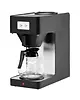 HENDI Koffiezetapparaat | ProfiLine | Zwart | Enkel | 1.8L | 2 Warmhoudplaten | 2.02kW (230V) | 204x400x590(h)mm 