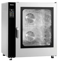 Bartscher Combisteamer | SILVERSTEAM2 | Elektrisch | 10 Niveaus (1/1 GN) | 50°C/300°C | 17.4kW (400V) | Zelfreiniging | Touchscreen | 905x840x1055(h)mm