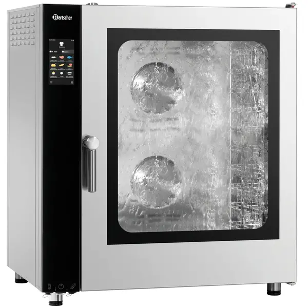 Combisteamer | SILVERSTEAM2 | Elektrisch | 10 Niveaus (1/1 GN) | 50°C/300°C | 17.4kW (400V) | Zelfreiniging | Touchscreen | 905x840x1055(h)mm