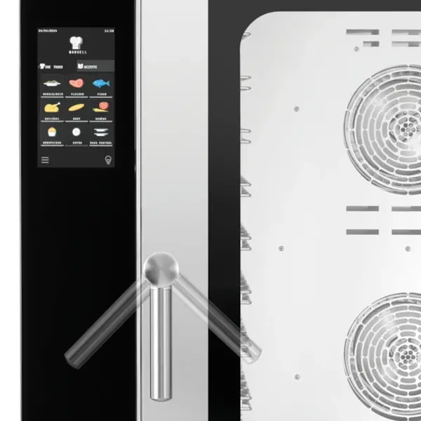 Combisteamer | SILVERSTEAM2 | Elektrisch | 10 Niveaus (1/1 GN) | 50°C/300°C | 17.4kW (400V) | Zelfreiniging | Touchscreen | 905x840x1055(h)mm