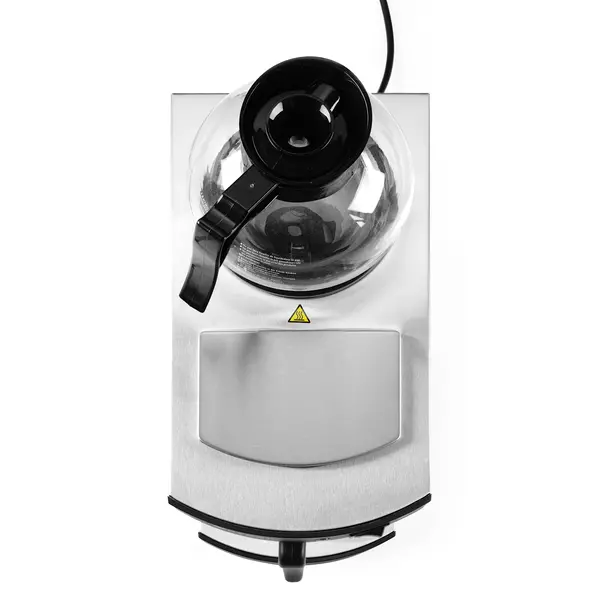 Koffiezetapparaat | KitchenLine | RVS/Zwart | Enkel | 1.8L | 2 Warmhoudplaten | 1.4kW (230V) | 220x383x465(h)mm