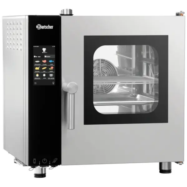 Combisteamer | SILVERSTEAM2 | Elektrisch | 5 Niveaus (2/3 GN) | 50°C/300°C | 3.3kW (230V) | Touchscreen | 635x775x680(h)mm