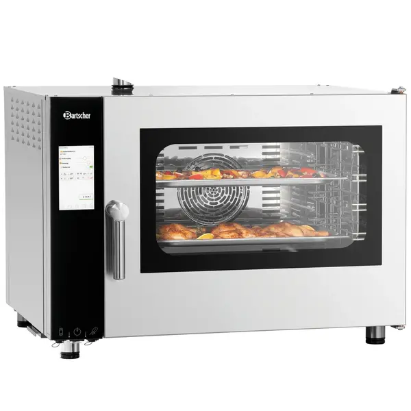 Combisteamer | SILVERSTEAM2 | Elektrisch | 5 Niveaus (1/1 GN) | 50°C/300°C | 6.3kW (400V) | Touchscreen | 905x840x680(h)mm