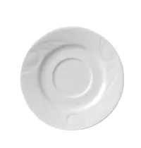 HENDI Schotels | KARIZMA | Porselein | Wit | 12 Stuks | Ø125mm 