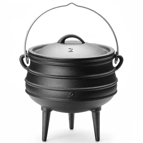 Dutch Oven | Gietijzer | 6L | Open Vuur | Incl. Deksel | Ø245x280(h)mm