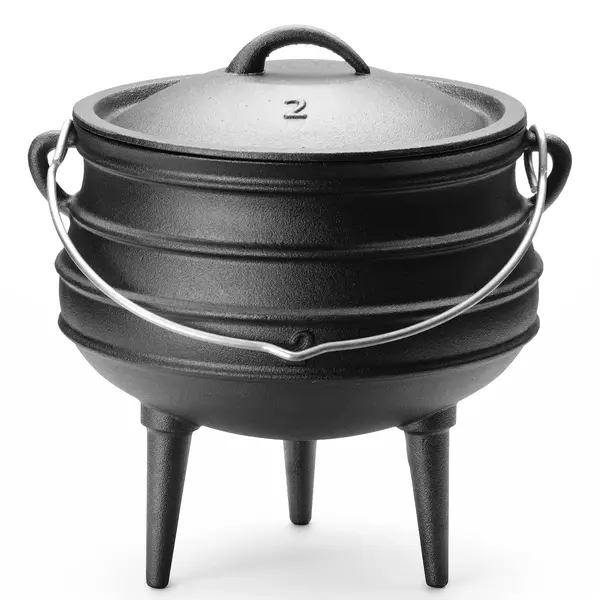 Dutch Oven | Gietijzer | 6L | Open Vuur | Incl. Deksel | Ø245x280(h)mm