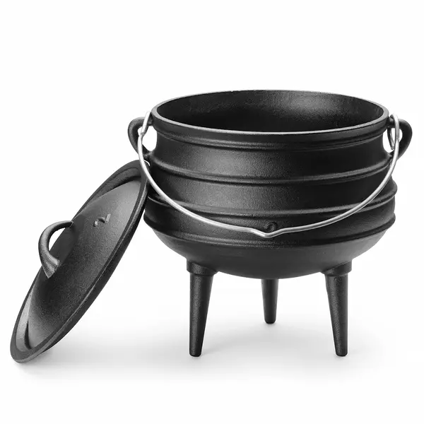 Dutch Oven | Gietijzer | 6L | Open Vuur | Incl. Deksel | Ø245x280(h)mm