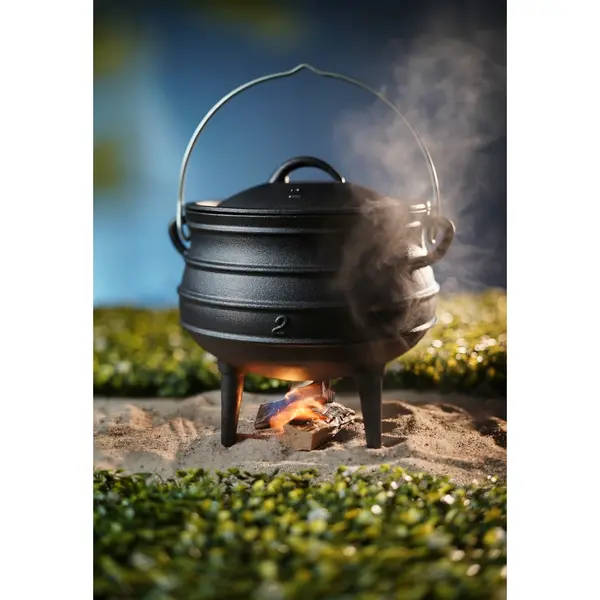 Dutch Oven | Gietijzer | 6L | Open Vuur | Incl. Deksel | Ø245x280(h)mm