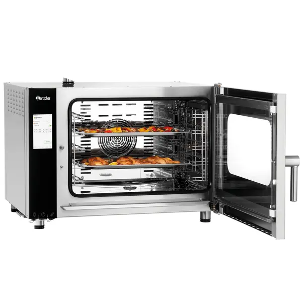 Combisteamer | SILVERSTEAM2 | Elektrisch | 5 Niveaus (1/1 GN) | 50°C/300°C | 7.7kW (400V) | Touchscreen | 905x840x680(h)mm