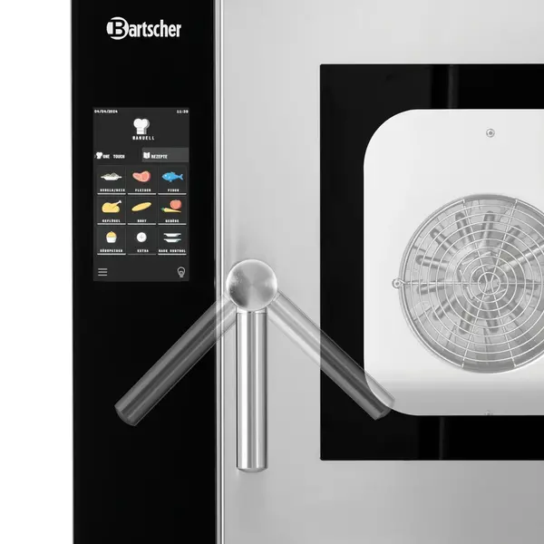 Combisteamer | SILVERSTEAM2 | Elektrisch | 5 Niveaus (1/1 GN) | 50°C/300°C | 7.7kW (400V) | Touchscreen | 905x840x680(h)mm
