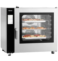 Bartscher Combisteamer | SILVERSTEAM2 | Elektrisch | 7 Niveaus (1/1 GN) | 50°C/300°C | 12.6kW (400V) | Touchscreen | 905x840x860(h)mm 