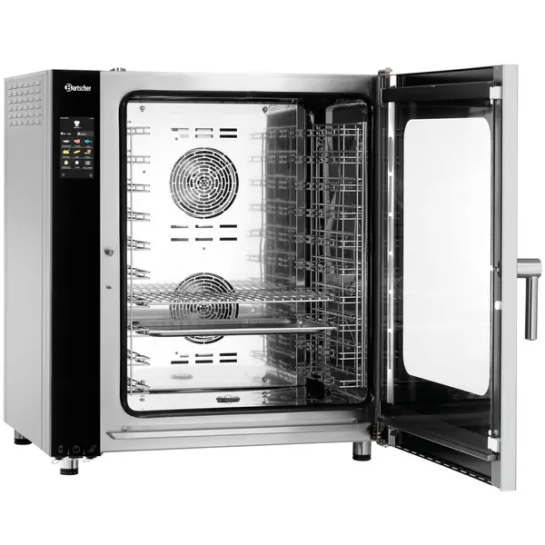 Combisteamer | SILVERSTEAM2 | Elektrisch | 10 Niveaus (1/1 GN) | 50°C/300°C | 17.4kW (400V) | Touchscreen | 905x840x1055(h)mm