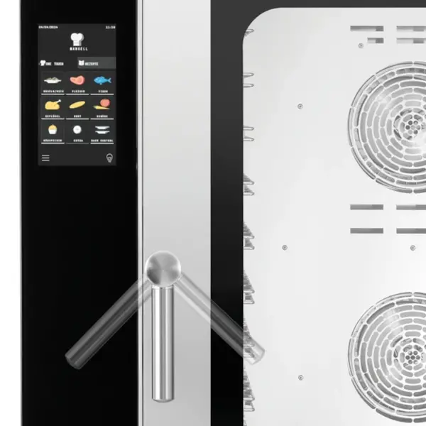Combisteamer | SILVERSTEAM2 | Elektrisch | 10 Niveaus (1/1 GN) | 50°C/300°C | 17.4kW (400V) | Touchscreen | 905x840x1055(h)mm