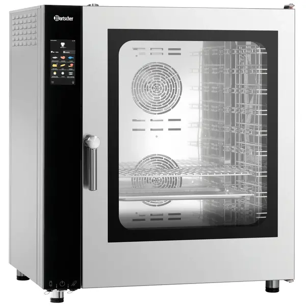 Combisteamer | SILVERSTEAM2 | Elektrisch | 10 Niveaus (1/1 GN) | 50°C/300°C | 17.4kW (400V) | Touchscreen | 905x840x1055(h)mm