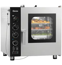 Bartscher Combisteamer | SILVERSTEAM2 | Elektrisch | 5 Niveaus (2/3 GN) | 50°C/280°C | 3.3kW (230V) | 630x730x670(h)mm 