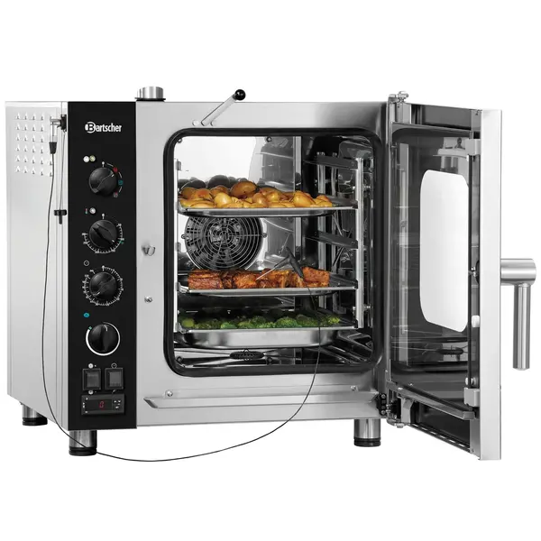 Combisteamer | SILVERSTEAM2 | Elektrisch | 5 Niveaus (2/3 GN) | 50°C/280°C | 3.3kW (230V) | 630x730x670(h)mm