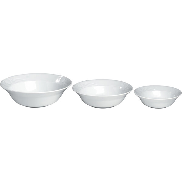Saladeschalen | KARIZMA | Porselein | Wit | 12 Stuks | Ø190mm