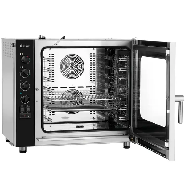 Combisteamer | SILVERSTEAM2 | Elektrisch | 7 Niveaus (1/1 GN) | 50°C/280°C | 9.6kW (400V) | 905x840x860(h)mm