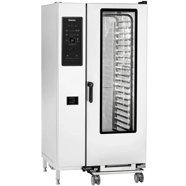 Combisteamer | GIGASTEAM | Elektrisch | 20 Niveaus (1/1 GN) | 20°C/300°C | 38.4kW (400V) | Zelfreiniging | 935x1030x1870(h)mm