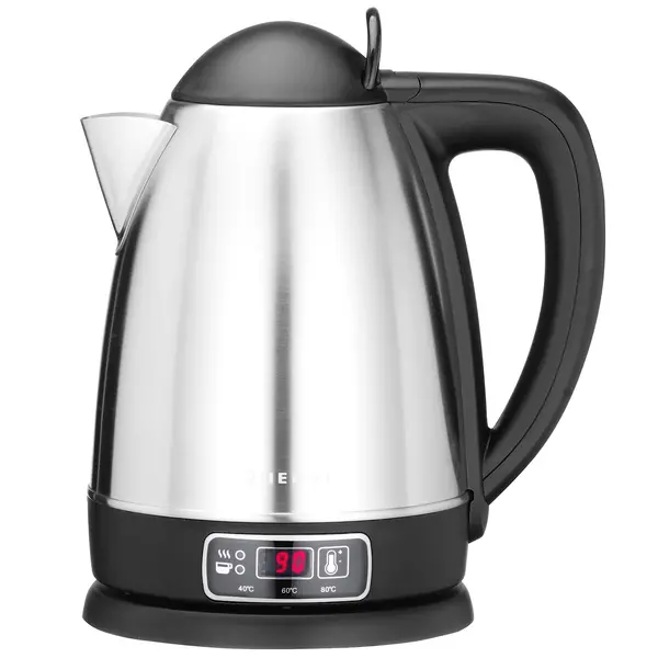Waterkoker | RVS/Zwart | 1.8L | 40°C/100°C | Afneembare Kan | Touchbediening | 1.8kW (230V) | 230x165x255(h)mm
