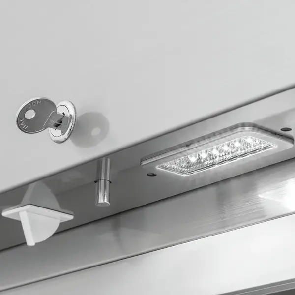 Koelkast | 1350L (2/1 GN) | RVS | 0°C/+8°C | Geforceerd | Wielen (Geremd) | 1485x835x2050(h)mm