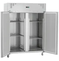Bartscher Koelkast | 1350L (2/1 GN) | RVS | 0°C/+8°C | Geforceerd | Wielen (Geremd) | 1485x835x2050(h)mm 