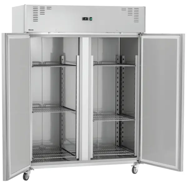 Koelkast | 1350L (2/1 GN) | RVS | 0°C/+8°C | Geforceerd | Wielen (Geremd) | 1485x835x2050(h)mm