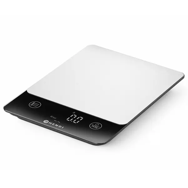 Keukenweegschaal | RVS/Kunststof | Max. 10kg | 1g Nauwkeurig | Draadloos (Oplaadbaar) | Touchbediening | 160x210x19(h)mm