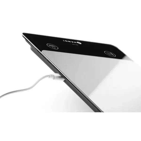 Keukenweegschaal | RVS/Kunststof | Max. 10kg | 1g Nauwkeurig | Draadloos (Oplaadbaar) | Touchbediening | 160x210x19(h)mm