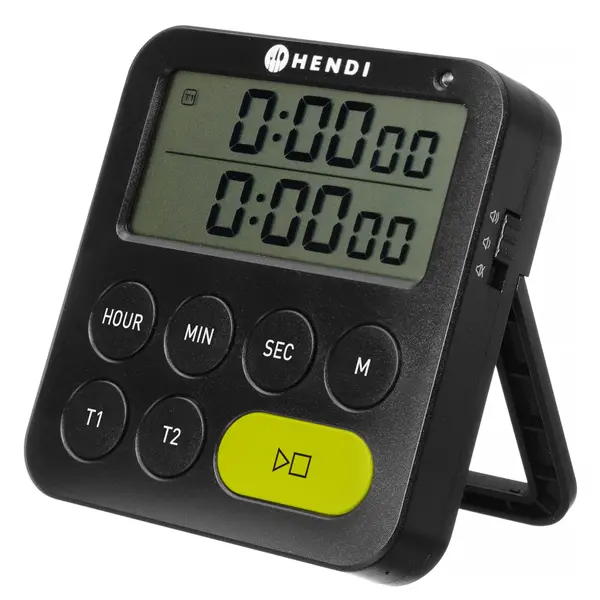 Kookwekker | Digitaal | ≤100 min. | Dubbele Timer | Stopwatchfunctie | 3 Alarmvolumes | 82x88x20(h)mm