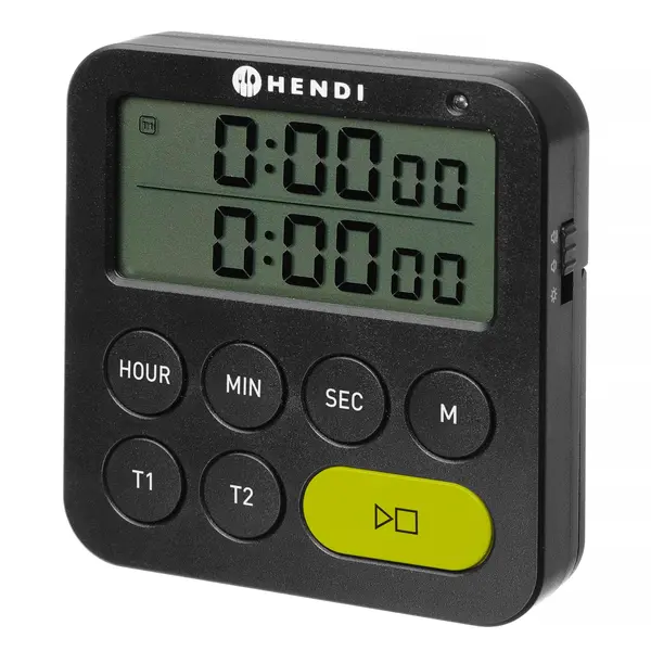 Kookwekker | Digitaal | ≤100 min. | Dubbele Timer | Stopwatchfunctie | 3 Alarmvolumes | 82x88x20(h)mm