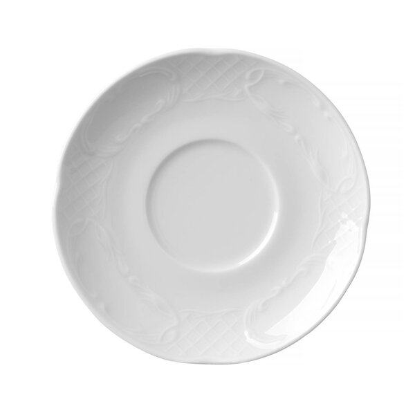 Schotels | FLORA | Porselein | Wit | 12 Stuks | Ø158mm