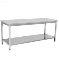 UNNINOX Werktafel | ECO | RVS | Bodemschap | Diepte 700 | Hoogte 850/950 | Breedte 600-2000 | Zelfmontage