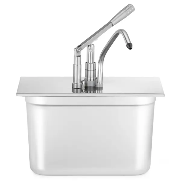 Heveldispenser | 1/3 GN (Middenuitloop) | Porties 35ml | Diepte 200mm