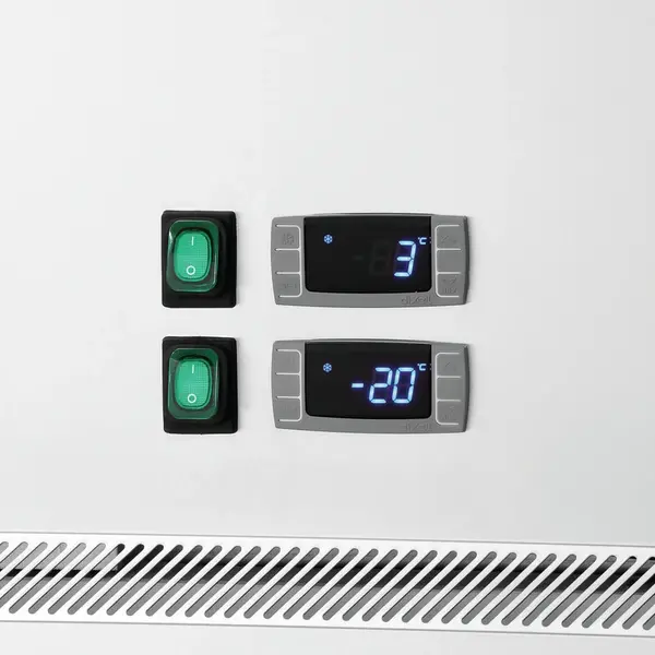 Koel-/Vrieskast | 484L (2/1 GN) | RVS | -18°C/-22°C & 0°C/+10°C | Geforceerd | Wielen (Geremd) | 645x840x2008(h)mm