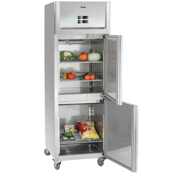 Koel-/Vrieskast | 484L (2/1 GN) | RVS | -18°C/-22°C & 0°C/+10°C | Geforceerd | Wielen (Geremd) | 645x840x2008(h)mm