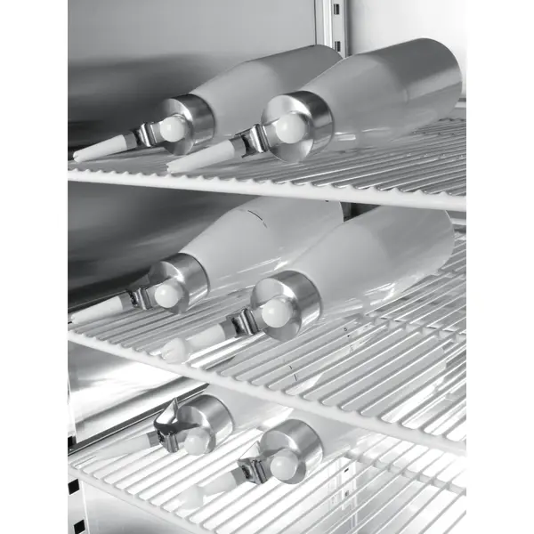 Slagroomapparaat | KitchenLine | Aluminium | Wit | 0.5L | 3 Spuitmonden | Ø80x260(h)mm