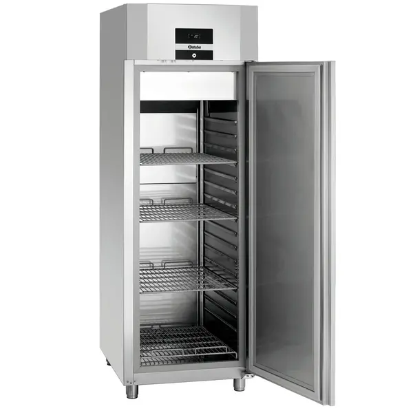 Koelkast | Energiezuinig | 700L (2/1 GN) | RVS | -2°C/+8°C | Geforceerd | Deuralarm | 705x895x2090(h)mm