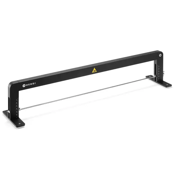 Taartzaag | Aluminium/RVS | EN600x400 | Snijdikte 10-60mm | 620x120x130(h)mm