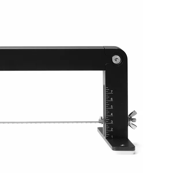 Taartzaag | Aluminium/RVS | EN600x400 | Snijdikte 10-60mm | 620x120x130(h)mm