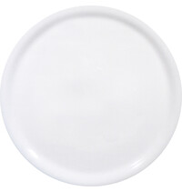 HENDI Pizza-/Pannenkoekenborden | SPECIALE | Porselein | Wit | 6 Stuks | Ø330x18(h)mm 