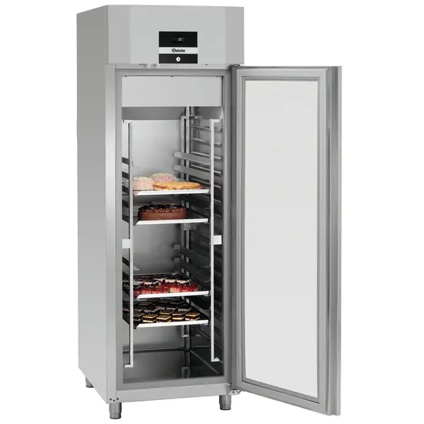 Bakkerij Koelkast | 550L (EN600x400) | RVS | +2°C/+8°C | Geforceerd | Deuralarm | 705x910x2085(h)mm