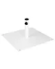 Bolero Parasolvoet | Staal | Voetgewicht 18kg | Parasolpaal Ø38/48mm | 628x628mm 