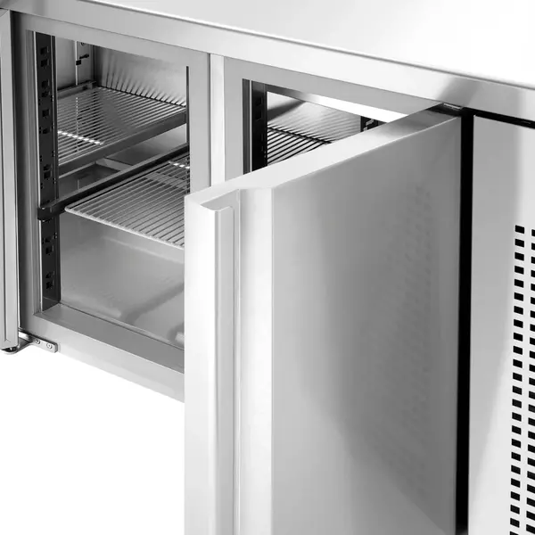 Koelwerkbank | 280L | 2 Deuren (1/1 GN) | 0°C/+10°C | Geforceerd | 1342x700x850(h)mm