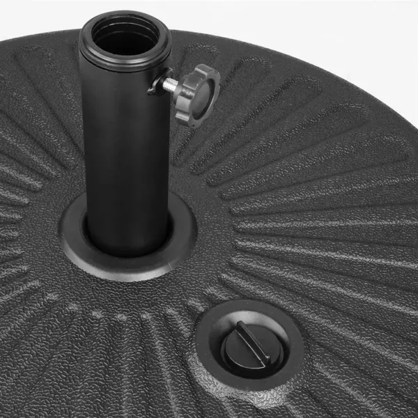 Parasolvoet | Kunststof | Vulgewicht 40kg | Parasolpaal Ø38/48mm | Ø550x355(h)mm
