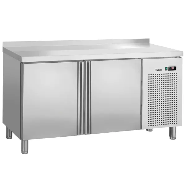 Koelwerkbank | 280L | 2 Deuren (1/1 GN) | 0°C/+10°C | Geforceerd | Achteropstand | 1342x700x850/900(h)mm