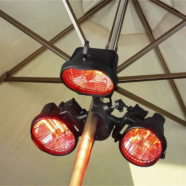 Terrasverwarmer | PARASOL | Elektrisch | Zwart | 1.5kW (230V)